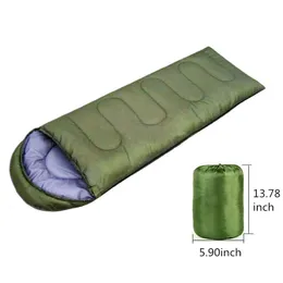 Sovsäckar camping sovsäck lätt 4 säsong varm kall kuvert ryggsäckande sovsäck för utomhus resande vandring 0,7 kg 230323