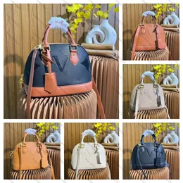 Vera pelle bovina alma bb shell borsa donna una spalla borsa a tracolla borsa designer borsa goffratura pochette grano pelle bovina catena borsa louise viuton vutton borse di lusso