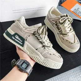 Dress Shoes Men Sneakers Breathable Low Canvas Fashion Original Design Colorblock Male Casual Sports Zapatos De Hombre 230322