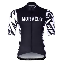 Гоночные куртки 2023 Morvelo M14 Только верхняя джерси лето с коротким рукавом Ropa Ciclismo Clothing Maillot с Power Band