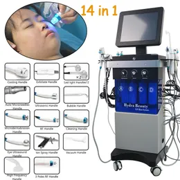 Hydra Spa Facial Diamond Microdermabrasion Machine Hydro Dermabrasion Treatment 14 in 1 Oxygen Jet Water Peeling Hydrodermabrasion Skin Cleaning Equipment