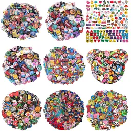 Shoe Parts Accessories 30/50/100/125 Random Charms For Clog Shoes Wristband Decoration Party Gifts Drop Delivery Otrzc