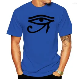 Koszulki męskie oko Horus męskie koszulka Egiptian Egipt symbol znak okultystyczny starożytne pogańskie nadruk T-Shirthip Hop Tee Tee