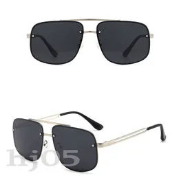 Designer-Sonnenbrille für Frau p gewöhnliche Brille Outdoor-Straßeneinkauf Sonnenbrille fahrende schwarze Schild-Sonnenbrille Unisex-Reifen-Metallrahmen PJ060 C23