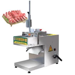 Commercial Lamb Slicer Restaurant Beef And Mutton Roll Cutting Machine Best Frozen Meat Cutter