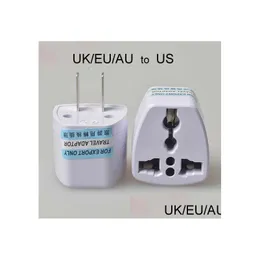 Power Plug Adapter High Quality Travel Charger Ac Electrical Uk/Au/Eu To Us Converter Usa Universal Adaptador Drop Delivery Electron Dhnb3