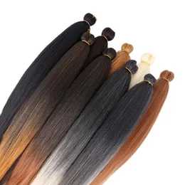 Ombre Color Синтетические волосы косички легко растянуты