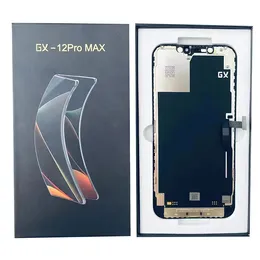 GX miękki wyświetlacz LCD do iphone 12 Pro MAX ekran OLED panele dotykowe wymiana zespołu digitizera