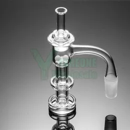 Dubbel vakuumskål Terp Slurper Quartz Pillar Carb Cap Set Double Turp Slurp Kit Full Weld Fasad Edge Dab Banger Nail 10mm 14mm YAREONE Partihandel