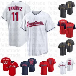 Jose Ramirez 2022 All star jersey Cleveland Michael Amditis Mike Zunino Josh Bell Andres Gimenez Cal Quantrill Emmanuel Clase Myles Straw Triston McKenzie