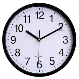 Wall Clocks 10 inch 25CM plastic wall clock quartz clock bedroom living room wall clock simple clock 230323