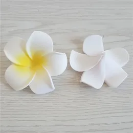Konstgjorda plumeria rubra hawaiian blommor kronblad hår hatt krans blommor premium bali skum frangipani blommor för diy hem strand bröllop fest dekoration