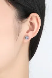 Stud Earrings 2023 Classic Fashion Elements Crystal For Women Miniature Crown Shape Shiny Multicolor Wedding Fine Jewelry Gift