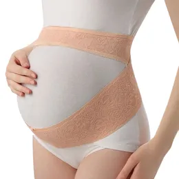 Other Maternity Supplies Pregnant Women Belts Breathable Elastic Belly Brace Belt Care Abdomen Support Band Back Protector Clothes 230323