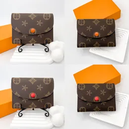 حامل البطاقة M41939 Rosalie Wallets Women Man Man Designer Cover Cover Mini Wallet Leather Leather Coin Partes Fashion Tote Card Bageholder Bag Bag