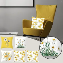 Yastık 2 Parça Set Şeftali Polar Polyester Çiçek İlkbahar ve Yaz Krizantem Calico Cezası Hoodie Yastık Kılıfı Serin