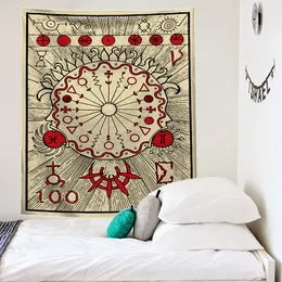 Tapestries Wall Carpet Covering Home Decoration Tarot Card Hanging Cloth Background 230324