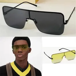 Starlight Cool Okulary przeciwsłoneczne Spring/Summer Mens Collection Maska kwadratowa Kształt z kryształowymi kwiatami i wycinanymi detalami na obiektyw spersonalizowane wszechstronne szklanki Z1644