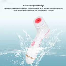 Cleaning Tools Accessories Electric Cleaning Brush Rechargeable Rotating Face Brushes Washing Skin Exfoliating Dead Skin Removal Tool 230324