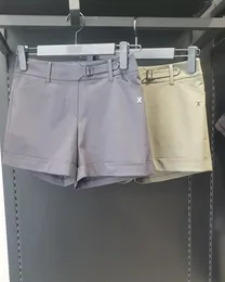 Szorty golfowe krótkie spodnie golfowe dla kobiet damskie golfa nosza letnie spodnie sportowe rozciągnij suchy dopasowanie podstawowe spodnie krótkie spodnie golfowe 230324