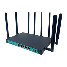 Dwa SIM 4G Openwrt Router Gigabit LAN 1000 MBPS Modem CAT6 2,4 GHz 5.8 GHz WiFi 8 Wyjmowana antenę MU-MIMO dla 64 użytkowników