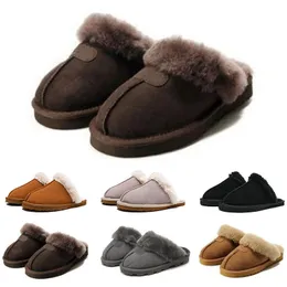 designer wool Slippers winter Booties slides snow Moccasins Scuffs Plush Rubber Indoor classic non slip mens women sports sneakers trainers Shoe