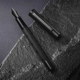 Fountain Penns Hongdian 1860 Black Forest Max EF 038mm F 05mm NIBS Office School Business Writing Stationery Ink Gifts 230323