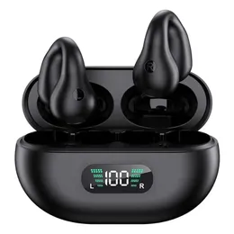 Air Conduction Hörlurar Open Ear Headset R15 Ear Hook Sport Earphone Trådlösa Ear Clip Earbuds