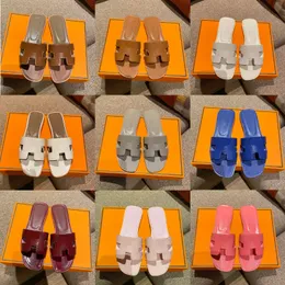Women Brand Sandals Designer Slippers Flat Flip Flops Crocodile Skin Slide Ladies Beach Sandal Summer With box