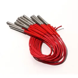 Electric Heat Element 3D Printers Parts Cartridge Heater 50-60mm length 201SS Tube 11mm Cartridge Mould Dry-Burning Heat Pipe 130W/140W/150W/160W 110V/380V