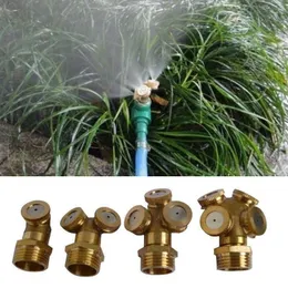 Sprayers Misting Nozzle Adjustable Hose Connector Brass Atomizing Spray Fitting Nebulizer Water Sprinklers Heads Garden Irrigatio P230310