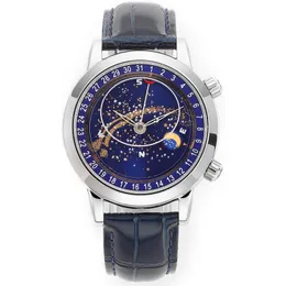 Herrenuhren, automatische mechanische Uhr, 42 mm, wasserdicht, Business-Armbanduhr aus Leder, Montre De Luxe-Geschenke