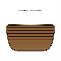 Centurion Falcon V Swim Platform Step Pad Boat Eva Foam Faux Teak Deck Floor Mat Self Backing Ahesive Seadek GatorStep Style Floor