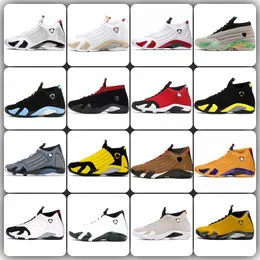 14 14S Jumpman Scarpe da basket Uomo Designer Winterized Gym Rosso Hyper Royal Last Shot Candy Cane Punta nera Tuono Rossetto rosso Marrone Uomo Sport Trainer Sneakers