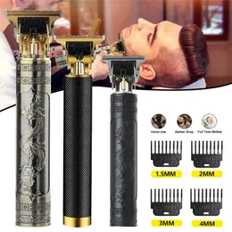 T9 USB Máquina de cortar cabelo elétrica para homens Máquina de cortar cabelo recarregável Homem Barbeador Aparador Barbeiro Aparador de barba profissional