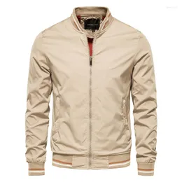 Giacche da uomo Giacca moda uomo Giacca a vento casual Bomber Cappotti 2023 Primavera Autunno Outdoor Impermeabile Slim XXXL