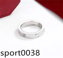 Designer Rings Silver Ring Screw Casal Love Ring Band Men Men Carti Party Wedding Gift Fashion Jewlery With Box A44305500