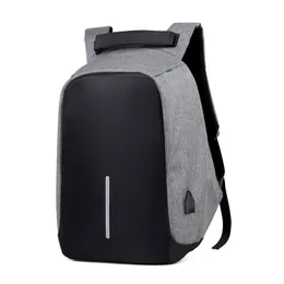 Рюкзак Antitheft Bag Men Men Laptop Rucksack Travel Backpack Женщины с большими возможностями USB -зарядка колледжа школьные сумки на плече 230324