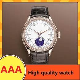 Relógio masculino à prova d'água de aço inoxidável 904l à prova d'água com mecanismo automático Cellini de alta qualidade à prova d'água 40 mm rlx