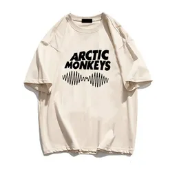 Mens Tshirts Arctic Monkeys Tshirts Fashion Cotton Oneck Tees Harajuku Korta ärmarna Herrkvinnor Summer Hip Hop Tops Overized Streetwears 230323