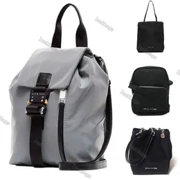 1017 ALYX 9SM Backpack 20FW Version 2023 Designer Men Women Solid Tank Nylon Mens Womens Shoulder Bag Backpack Black Fashion Rucksack Shoulder Bags Handbag