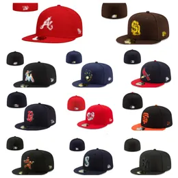 Nuovo arrivo Designer Cappelli aderenti Snapbacks cappello da uomo Baskball regolabile Cappellini da calcio Tutto il logo della squadra Estate Sport all'aria aperta Ricamo piatto Chiuso Berretti berretto da sole flessibile