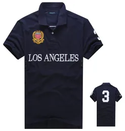 nuova LOS ANGELES City Edition Polo manica corta di alta qualità 100% cotone da uomo Tecnologia ricamo Moda T-shirt casual S-5XL