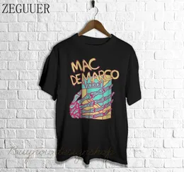 Mens Tshirts Säljer Mac DeMarco Print Summer Oneck Vintage Graphic Tee Shirt Gothic Style Casual Bluses 90s Eesthetic Clothing 230323