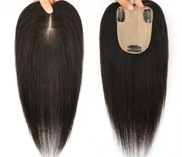 Cabina de cabello Wiglet 100% Human Hair Burde Topee Silk Top Closure Top Piece for Women Clip en EE. UU. Brand