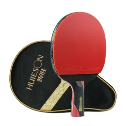 Table Tennis Raquets High quality Ping Pong Paddle Carbon Fiber Rubber Flexible Good Elasticity Racket Stability 230324