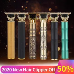 Saç Clippers düzeltici klipsli Profesyonel Baldheed Erkekler için Beard Shaver Makinesi Saç Kesimi Elektrikli tıraş kablosu kablosuz USB kesim berberleri2450