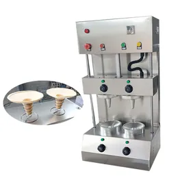 Máquina de pizzaria de pizza comercial Pizza Forming Machine Pizza Shop Equipment 2 Head Pizza Maker Machine 3000W