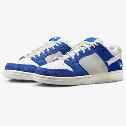 Basketball Shoes DanK Low SB x Fly Streetwear for Men Women sneakers Limited Style Lush Game Royal suede and pops of Key Lime Game Royal Sail-Grey Fog Trainer