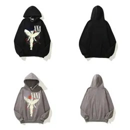 Sweat à capuche surdimensionné Lettre Imprimer Street Wear Punk Style Hip Hop Manteau oversize Sweat à capuche ample pour hommes